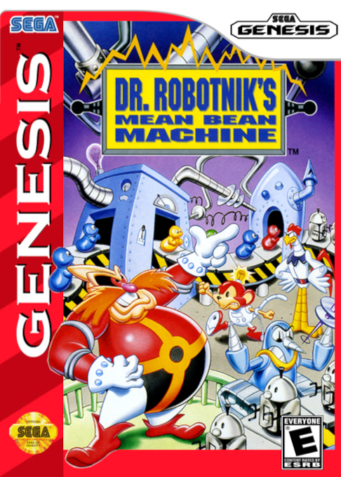 Dr. Robotnik's Mean Bean Machine box art