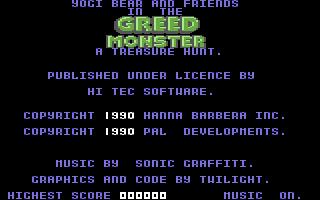 Yogi Bear And Friends In The Greed Monster — sstitle (EU)