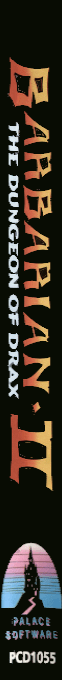 Barbarian 2 - The Dungeon Of Drax — box-2D-side (EU)