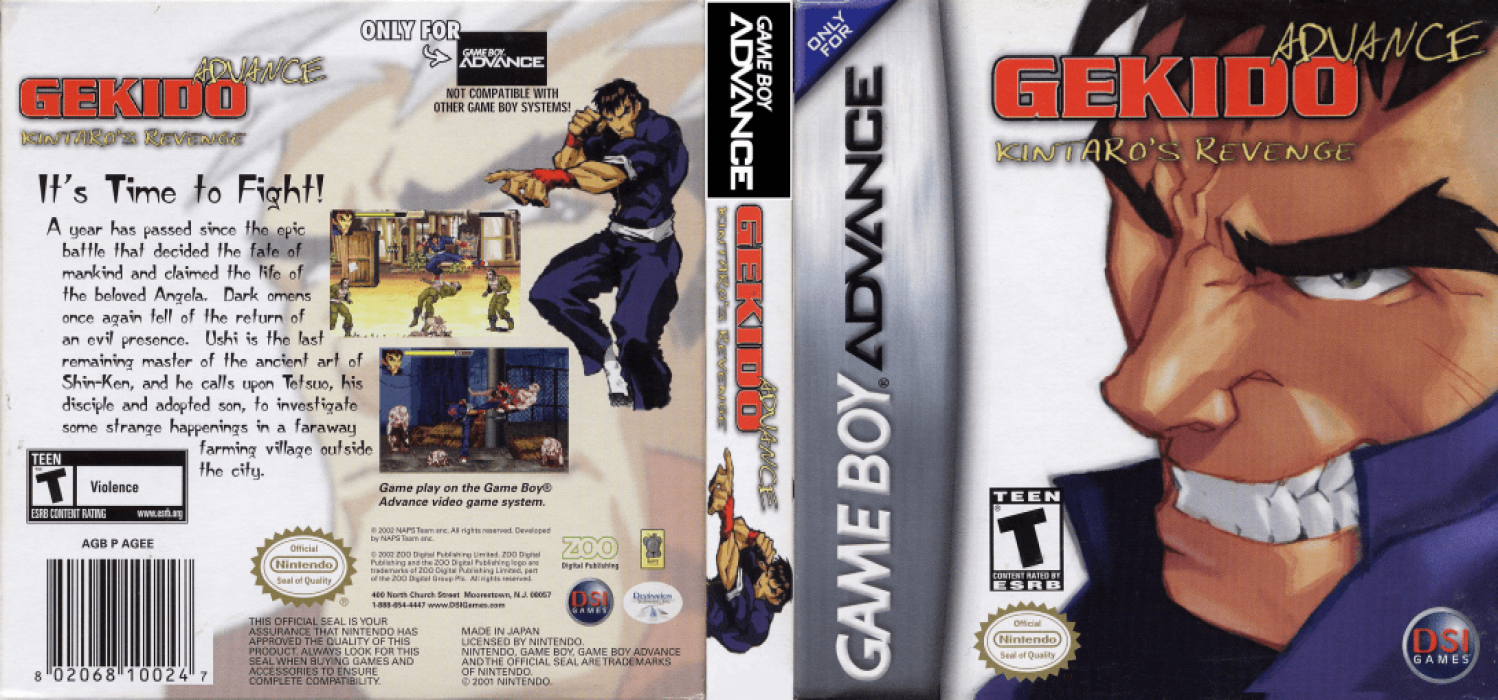 Gekido Advance - Kintaro's Revenge — box-texture (US)