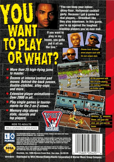 Barkley Shut Up And Jam 2 — box-2D-back (US)