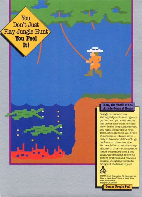 Jungle Hunt — box-2D-back (US)