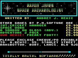 Mango Jones - Space Archaeologist — sstitle (WOR)