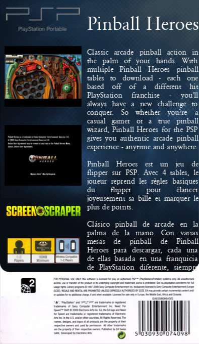 Pinball Heroes — box-2D-back (SS)