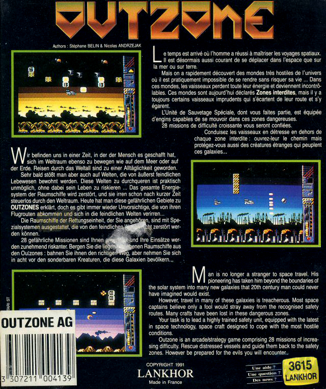 Outzone — box-2D-back (WOR)