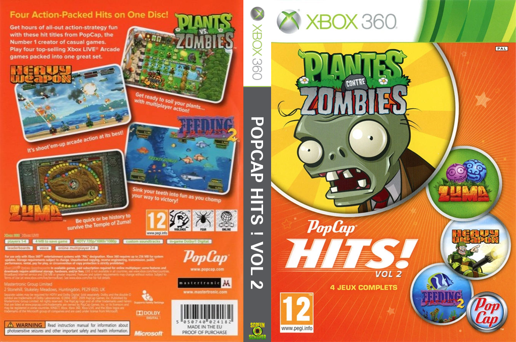 PopCap Hits! Vol. 2 — box-texture (EU)