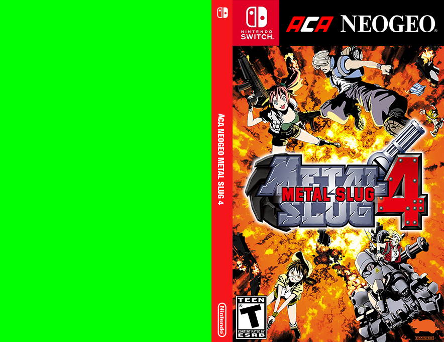 Aca Neogeo Metal Slug 4 — box-texture (CUS)