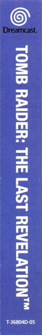 Tomb Raider IV - The Last Revelation — box-2D-side (DE)