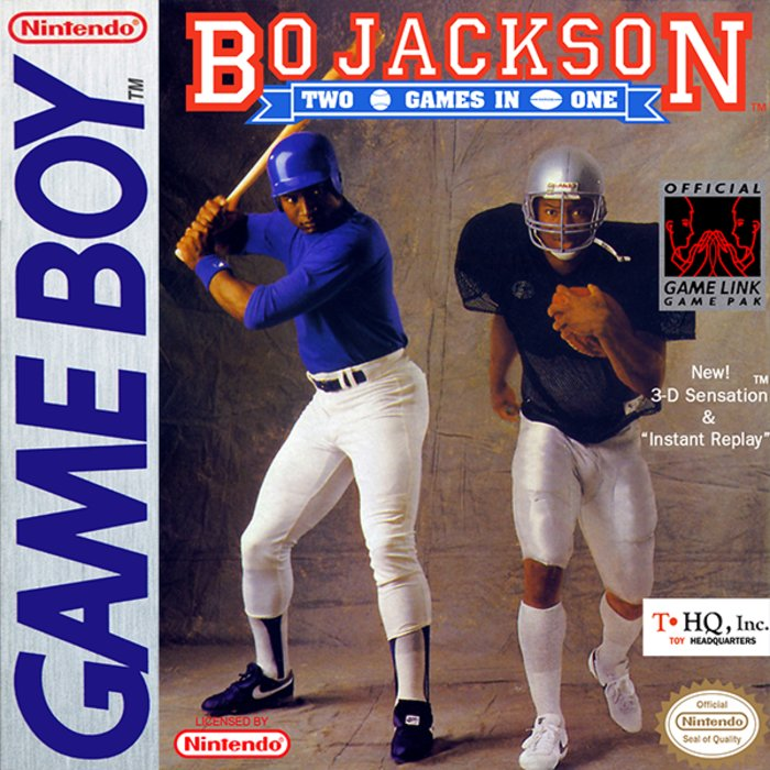Bo Jackson - Two Games In One box art
