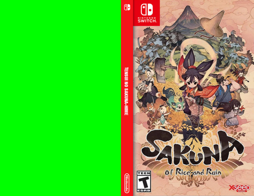 Tensui no Sakuna-hime — box-texture (JP)