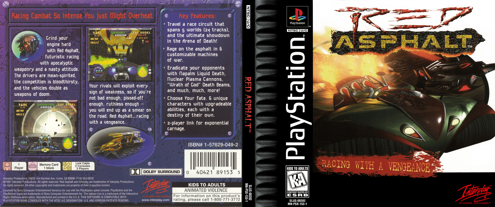 Rock N' Roll Racing 2 - Red Asphalt — box-texture (US)