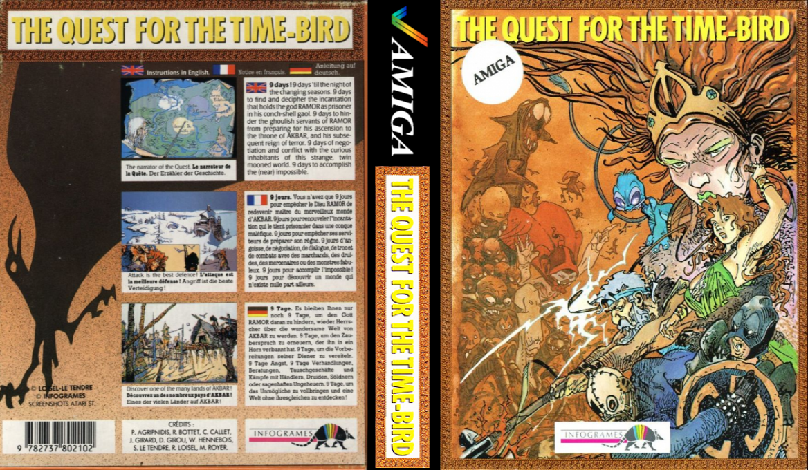Quete de l'Oiseau du Temps, La — box-texture (EU)