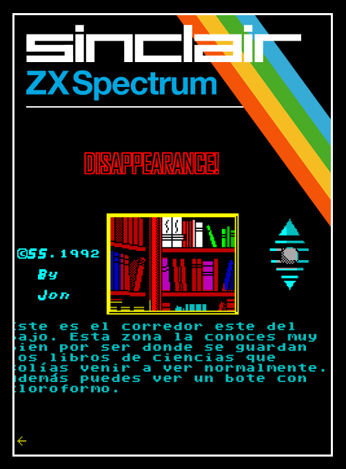 Disappearance! box art