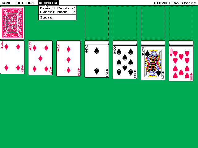 Bicycle Solitaire — ss (WOR)