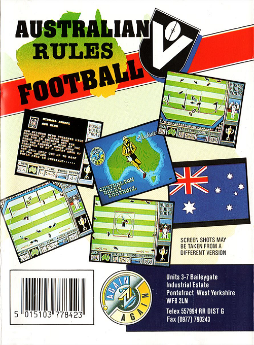 Australian Rules Football — box-2D-back (EU)