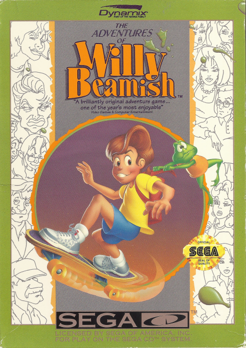 Adventures of Willy Beamish, The box art