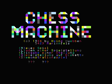 Chess Machine — sstitle (WOR)