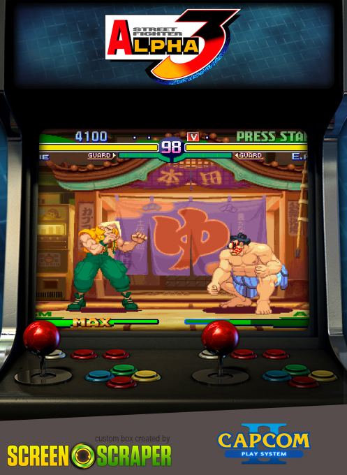 Street Fighter Alpha 3 — box-2D (SS)