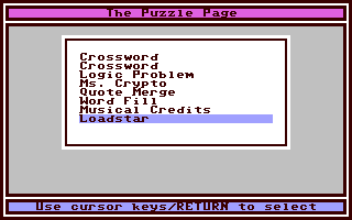 The Puzzle Page #071 — ss (WOR)