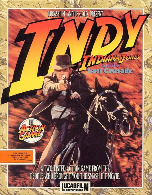 Indiana Jones and the Last Crusade - The Action Game box art