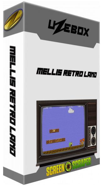 Melli's Retro Land — box-3D (SS)