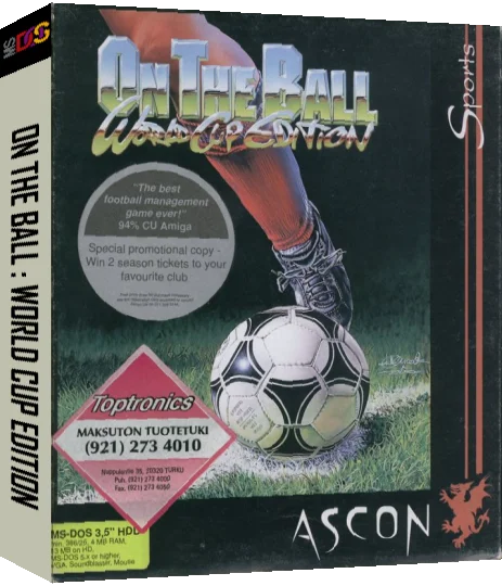 On The Ball - World Cup Edition — box-3D (EU)