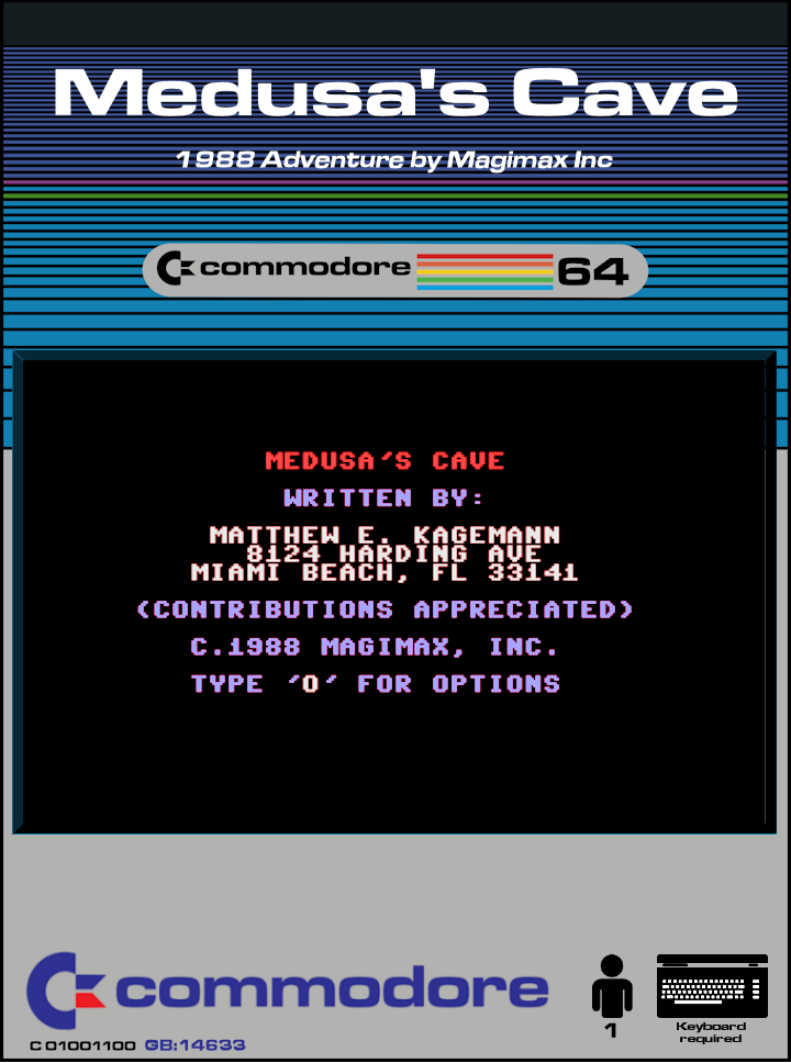 Medusa's Cave box art