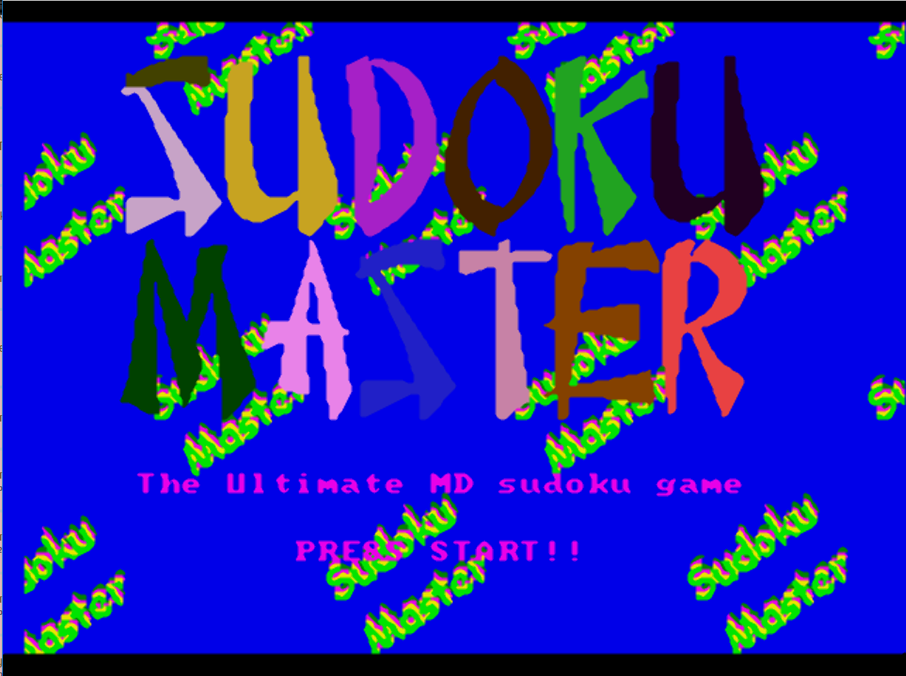 Sudoku Master — sstitle (WOR)