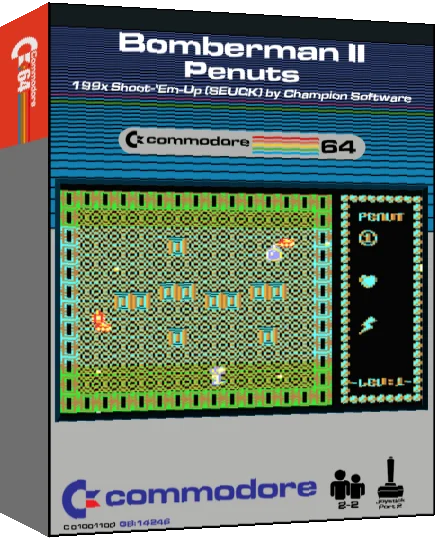Bomberman II Penuts — box-3D (CUS)