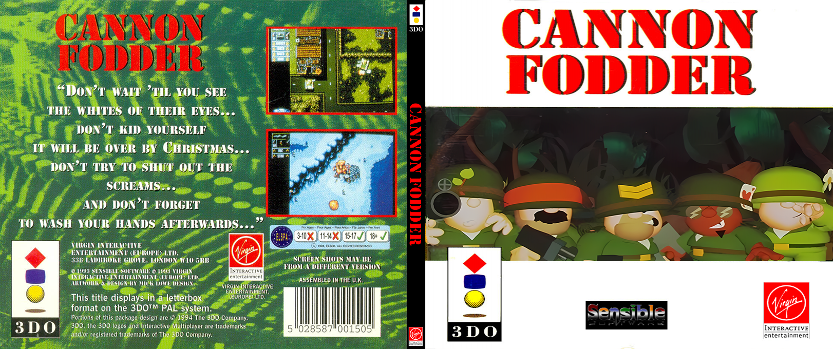 Cannon Fodder — box-texture (EU)