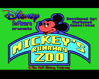 Mickey's Runaway Zoo — sstitle (WOR)