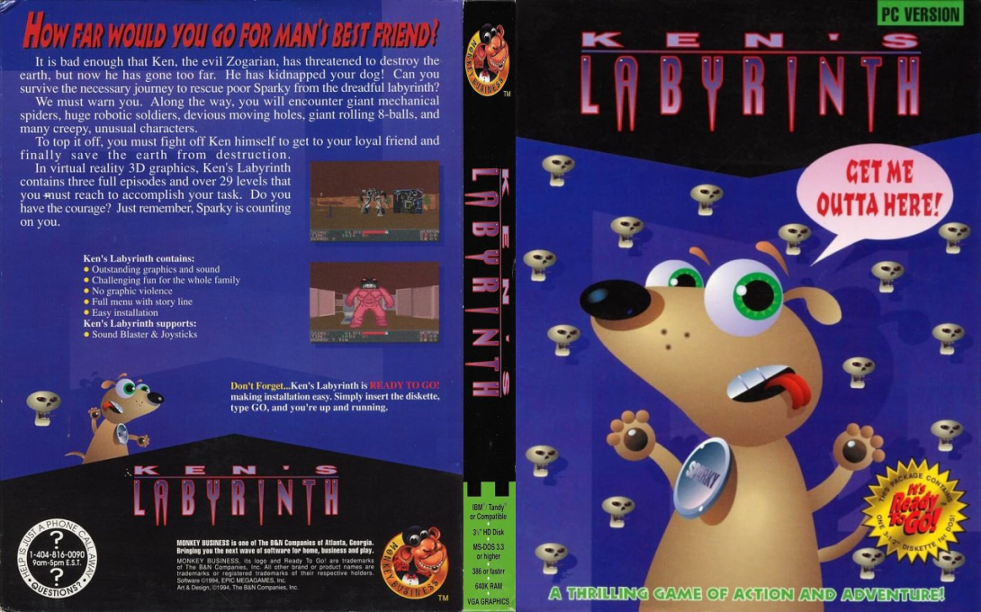 Ken's Labyrinth — box-texture (US)