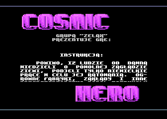 Cosmic Hero — sstitle (WOR)