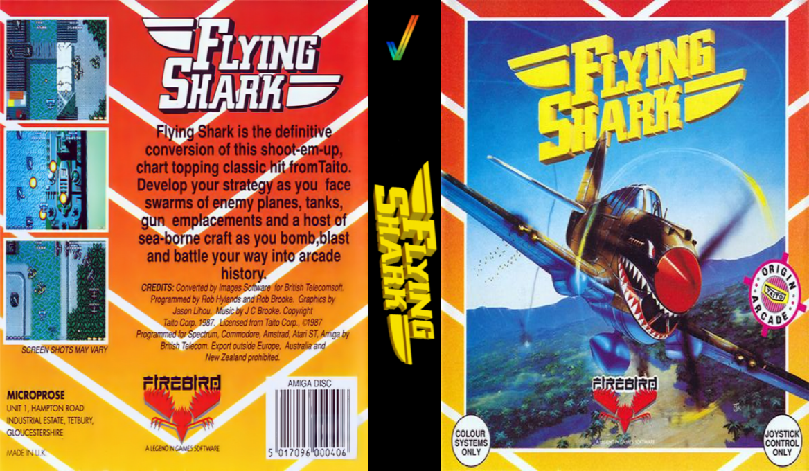 Flying Shark — box-texture (EU)