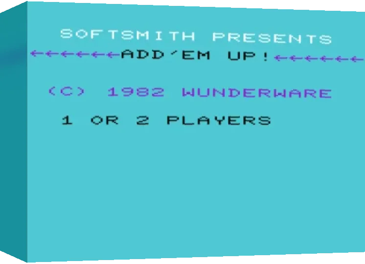 Add'em Up! — box-3D (WOR)