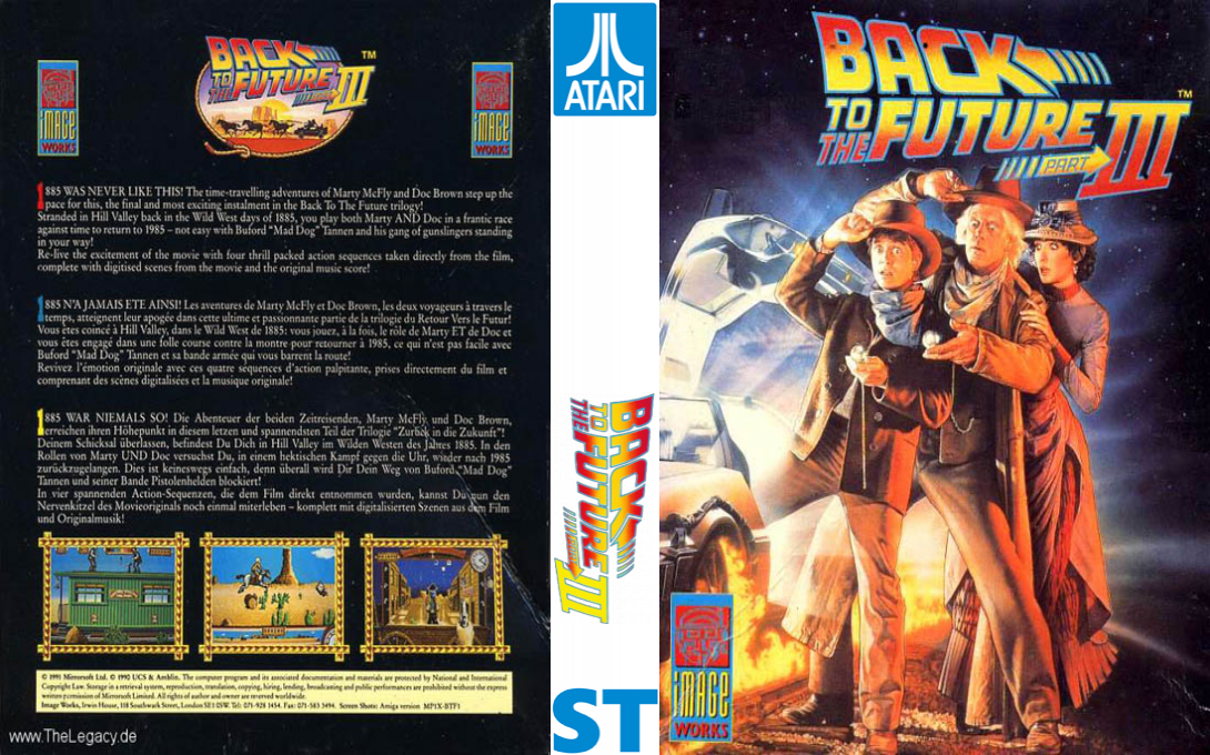 Back To The Future Part 3 — box-texture (EU)