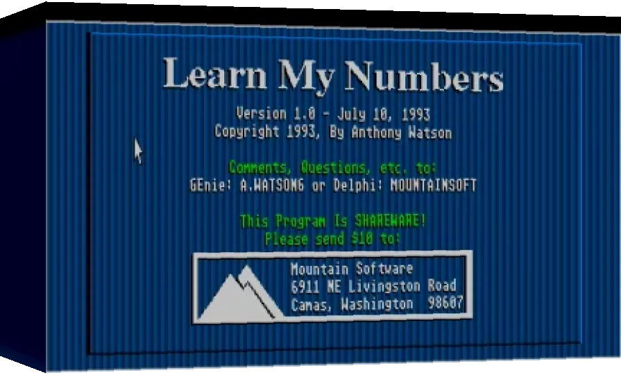 Learn My Numbers — box-3D (WOR)