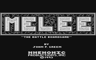 Melee : The Battle Boardgame — sstitle (WOR)