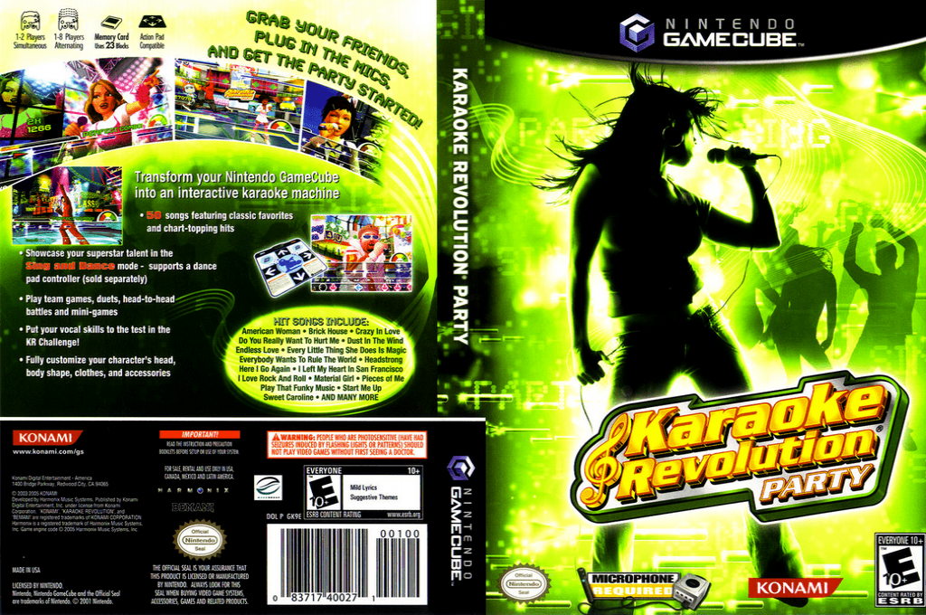 Karaoke Revolution Party — box-texture (US)