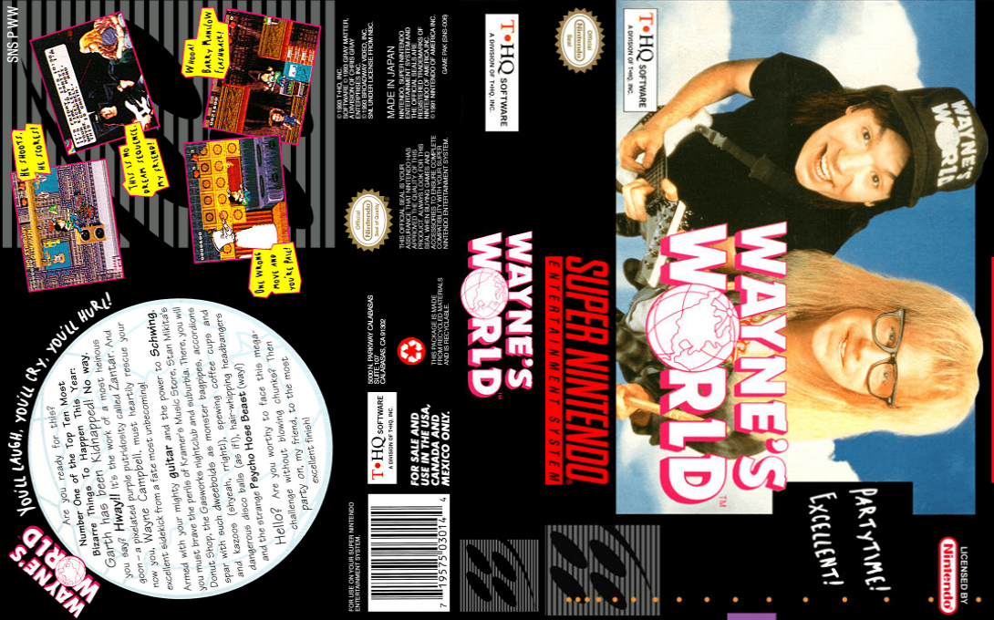 Wayne's World — box-texture (US)