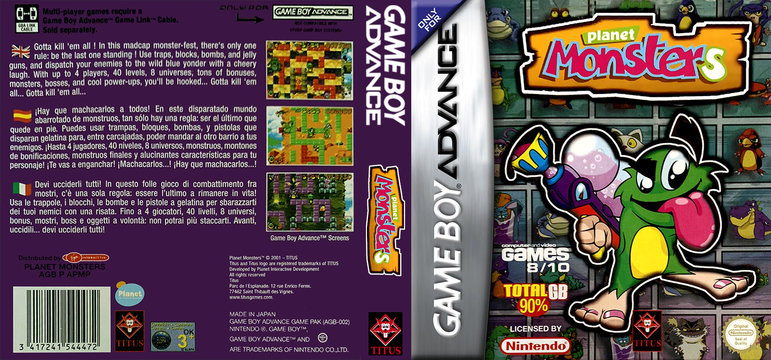 Planet Monsters — box-texture (EU)