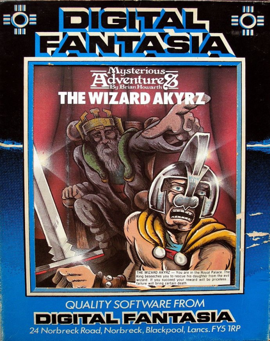 Wizard Of Akyrz, The box art