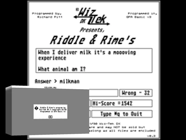 Riddle And Rime's — mixrbv2 (WOR)