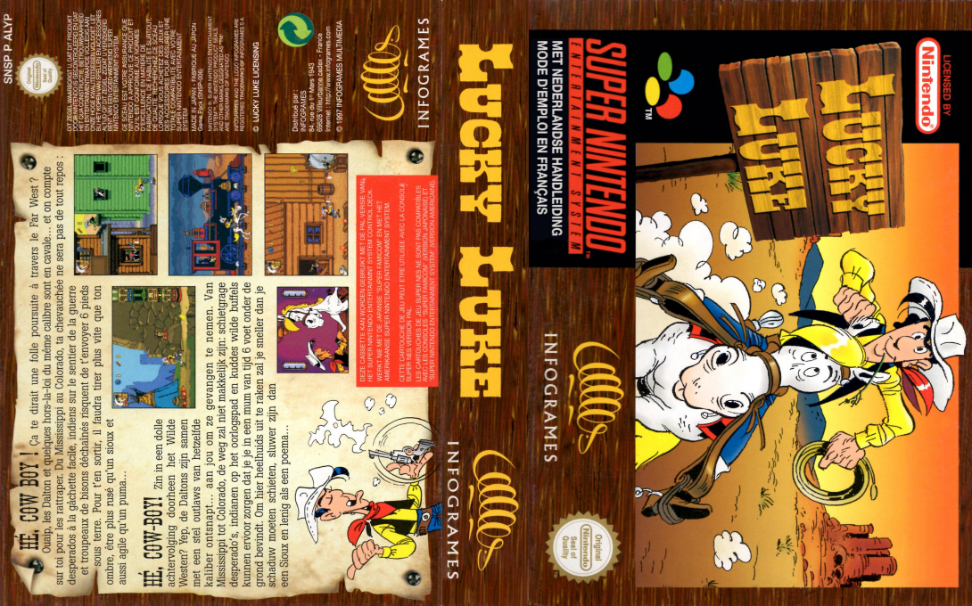 Lucky Luke — box-texture (EU)