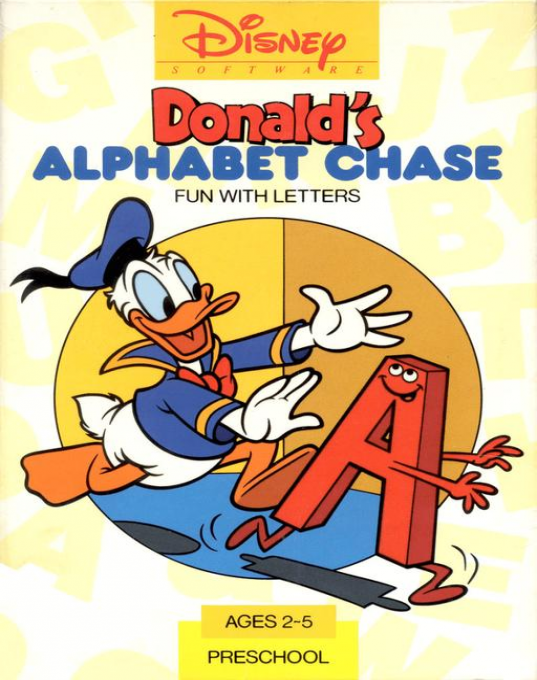 Donald's Alphabet Chase box art