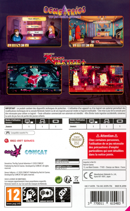 Demetrios & Xenon Valkyrie+ — box-2D-back (EU)