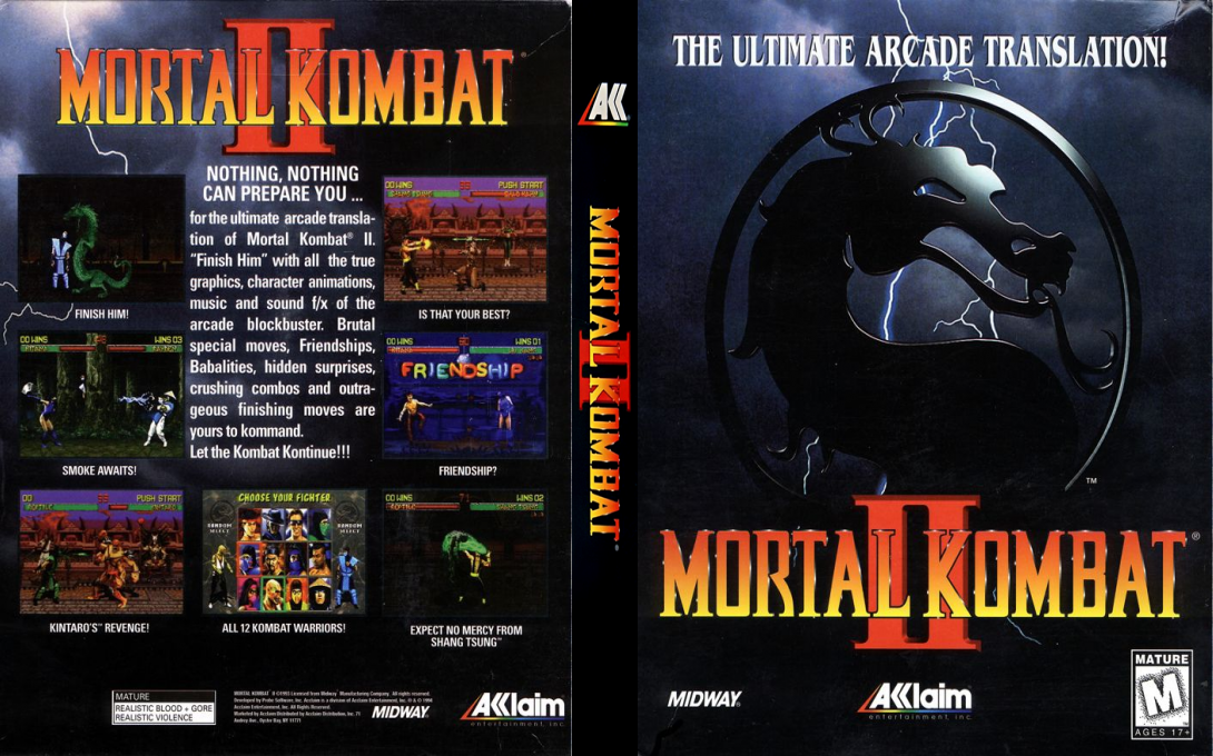 Mortal Kombat 2 — box-texture (US)