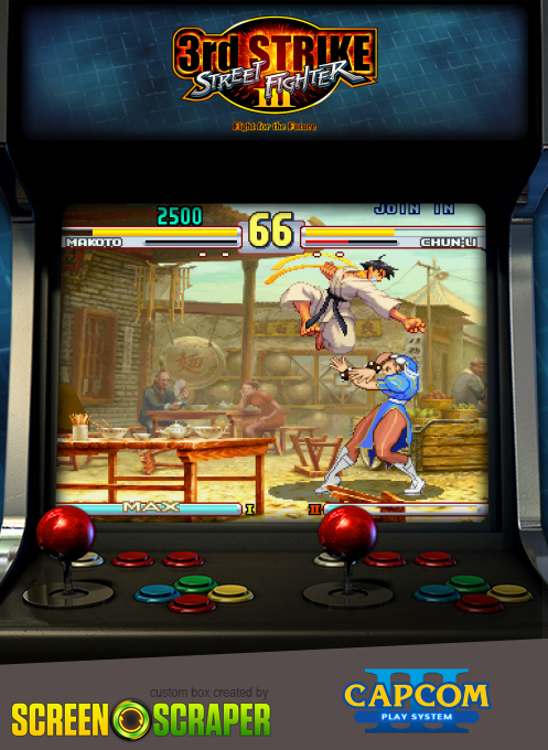 Street Fighter III : 3rd Strike - Fight for the Future — box-2D (SS)