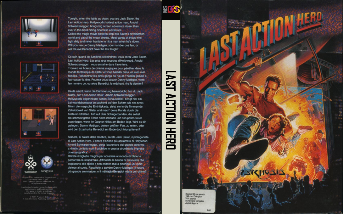 Last Action Hero — box-texture (EU)