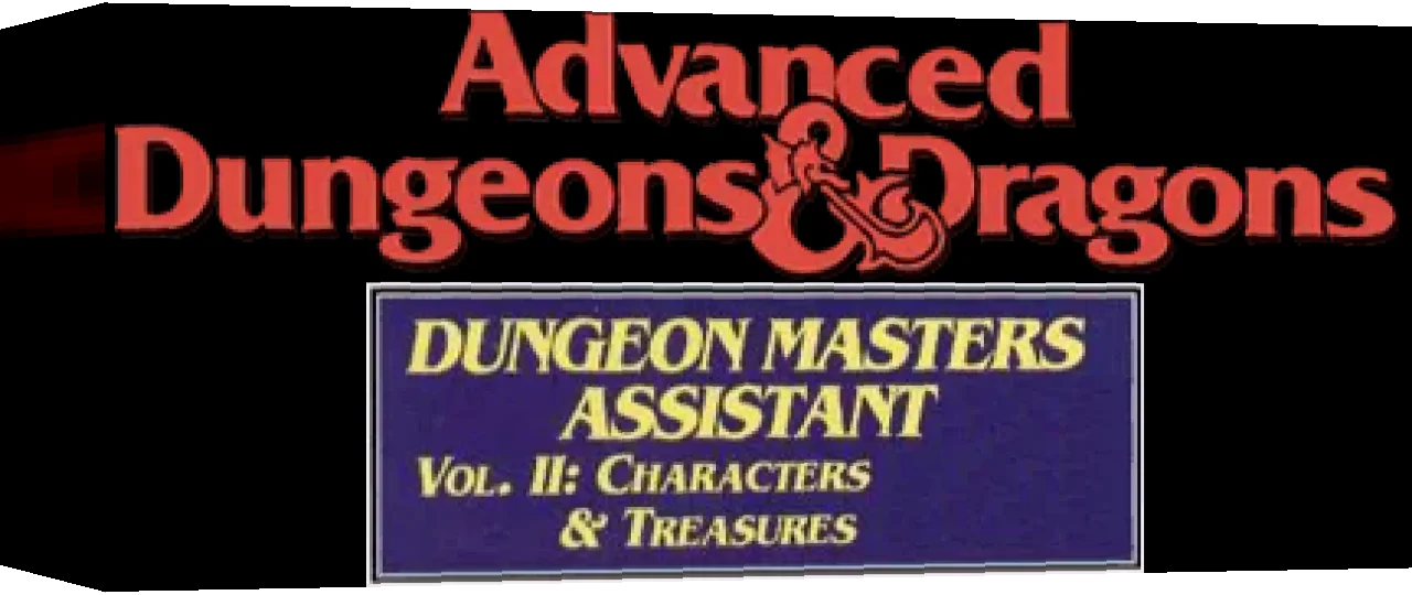 Dungeon Masters Assistant, Volume 2 - Characters And Treasures — box-3D (WOR)